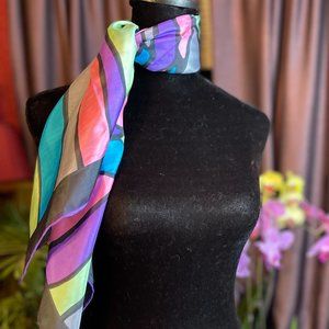 Colorful Vintage Square Scarf